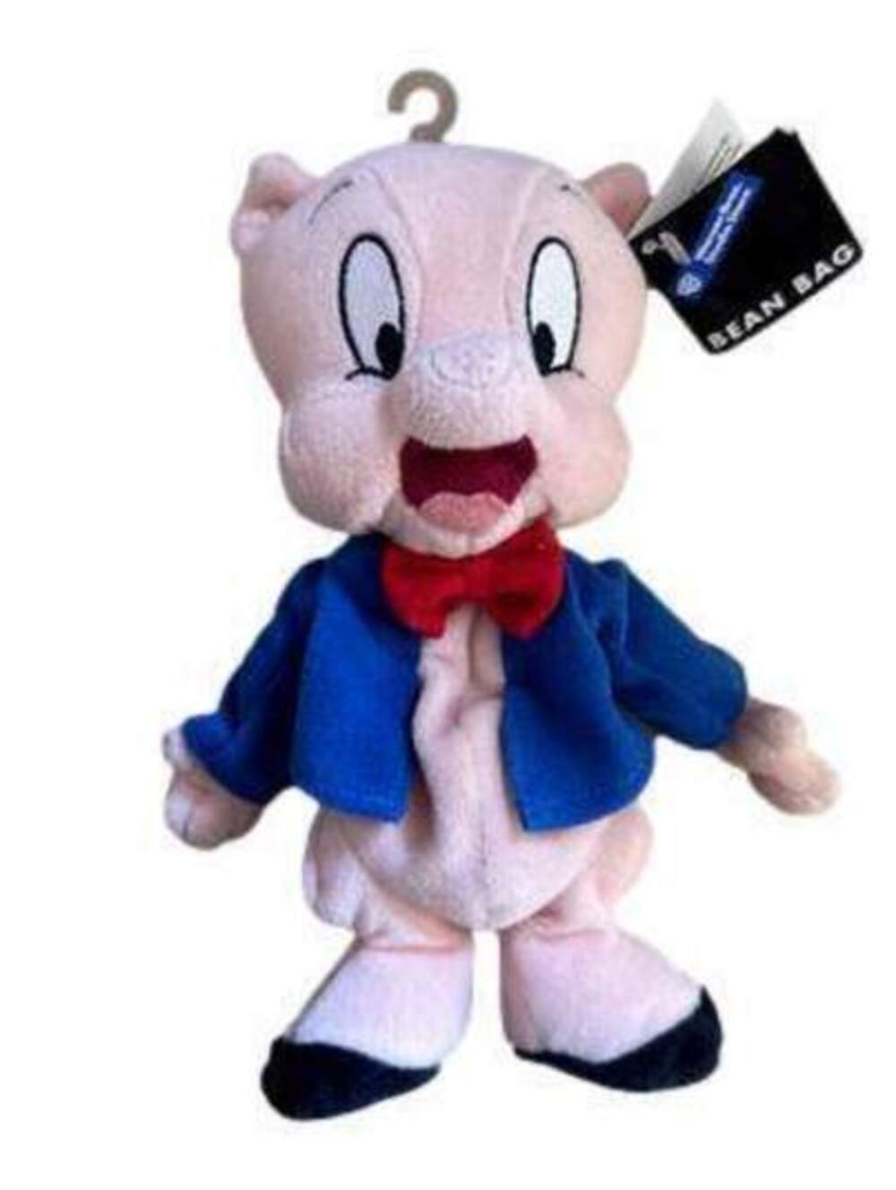 1998 Looney Tunes Porky Pig Bean Bag Plush MWT WB Studio Store Vintage Cartoon